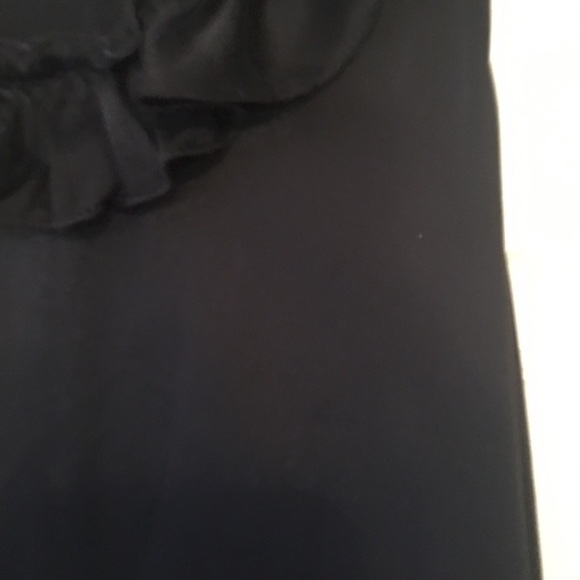 Express Black Racerback Ruffle Dress Size Small - Picture 2 of 7